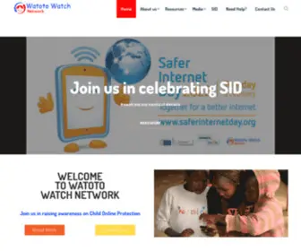 Watotowatchnetwork.org(Child Online Protection) Screenshot