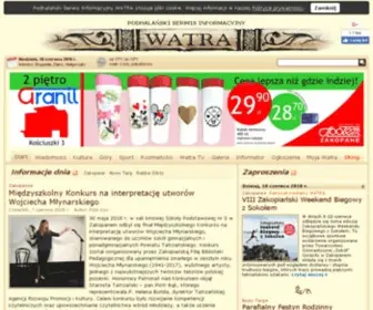 Watra.pl(Podhalański Serwis Informacyjny) Screenshot