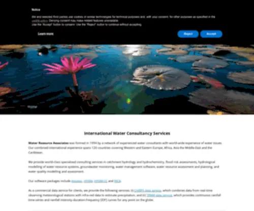 Watres.com(WRA water consultants (UK)) Screenshot