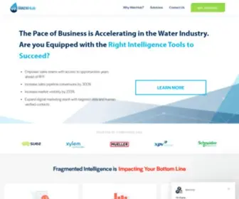 Watrhub.com(Precise Insights on North American Infrastructure) Screenshot