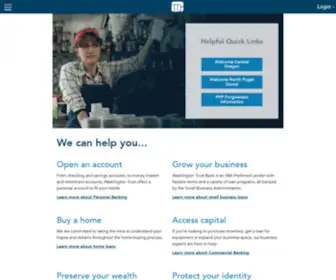 Watrust.com(Washington Trust Bank) Screenshot