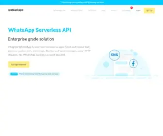 Watsapi.com(WhatsApp Web API gateway for sending messages) Screenshot