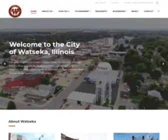 Watsekacity.org(City of Watseka) Screenshot