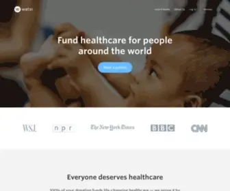 Watsi.org(Watsi is a nonprofit) Screenshot