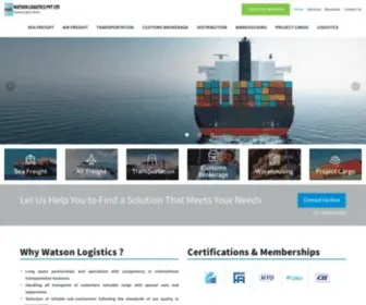 Watson-Logistics.com(Watson Logistics) Screenshot