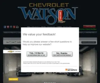 Watsonchevrolet.com Screenshot
