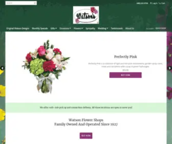 Watsonflowers.com(Gilbert Florist) Screenshot