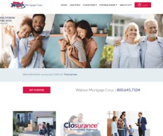 Watsonmortgagecorp.com(Watson Mortgage Corp) Screenshot