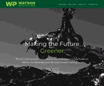 Watsonrecycling.com(Watson Recycling) Screenshot
