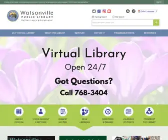 Watsonvillelibrary.org(Library) Screenshot