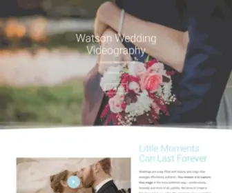 WatsonweddingVideography.com(Weddings are a day filled with beauty and magic) Screenshot