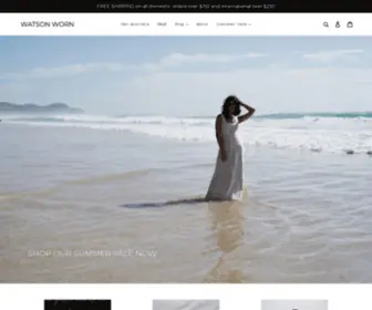 Watsonworn.com(Watson Worn) Screenshot