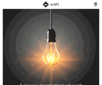 Watt.fr(Agence Web et Communication en Vendée) Screenshot