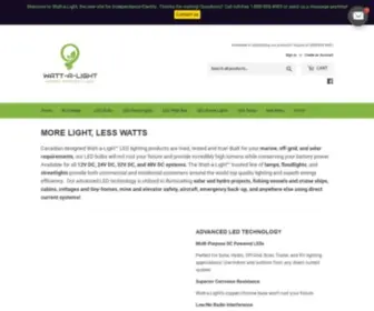 Wattalight.com(Low voltage LED lighting) Screenshot