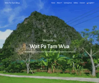 Wattamwua.com(Buddhist Monastery in Northern Thailand) Screenshot