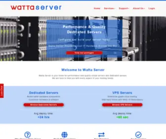 Wattaserver.com(Hosting Provider) Screenshot