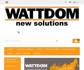 Wattdom.ru(инфракрасные экономичные электрообогреватели) Screenshot