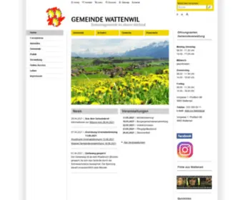 Wattenwil.ch(Gemeinde Wattenwil) Screenshot