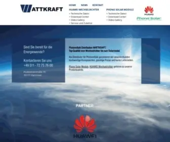 Wattkraft.com(Startseite) Screenshot