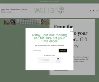 Wattleigift.com.au(Gift Box Delivery) Screenshot