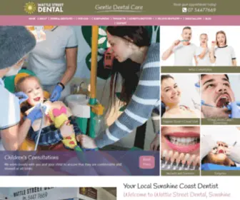 Wattlestdental.com.au(Sunshine Coast Dentist) Screenshot