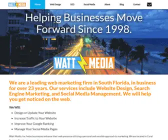 Wattmedia.com(Website Design) Screenshot