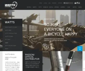 Watts-CYcling.com(여러분에게 동반자(COMPANION)로서 운동(SPORTS)의 모든(WATTS)) Screenshot