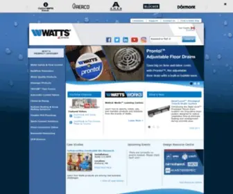 Watts.ca(Watts Canada) Screenshot