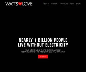 Wattsoflove.org(WATTS OF LOVE) Screenshot