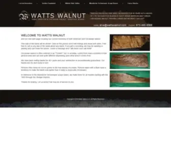 Wattswalnut.com(Watts Walnut) Screenshot