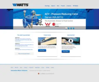 Wattswater.com.au(Australian Valve Group) Screenshot