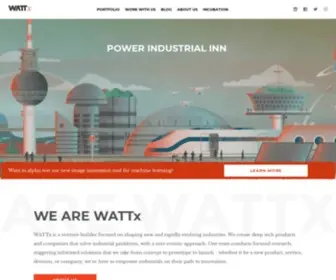 Wattx.io(Turning ideas into businesses wattx) Screenshot