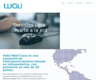 Wau.com(Cloud Services) Screenshot