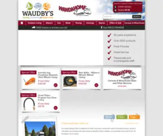 Waudbys.co.uk(Caravan & Camping Equipment & Accessories) Screenshot