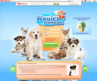 Wauies.de(Hunde und Katzen Spiele für PC auf upjers.com) Screenshot