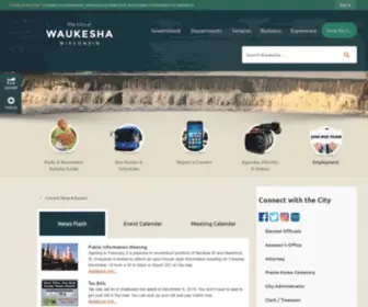 Waukesha-WI.gov(Waukesha, WI) Screenshot