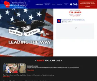 Waukeshagop.org(Leading The Way To Conservative Values) Screenshot