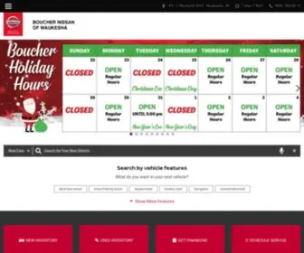 Waukeshanissan.com(Boucher Nissan of Waukesha) Screenshot