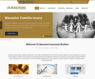 Wauminiinsurance.co.ke(Waumini Insurance Brokers in Nairobi) Screenshot