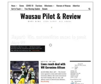 Wausaupilotandreview.com(Wausau Pilot and Review) Screenshot