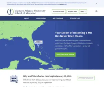 Wausm.education(Western Atlantic University School of Medicine WAUSM) Screenshot