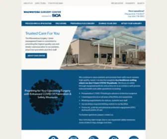 Wauwatosasurgerycenter.com(Wauwatosa Surgery Center) Screenshot