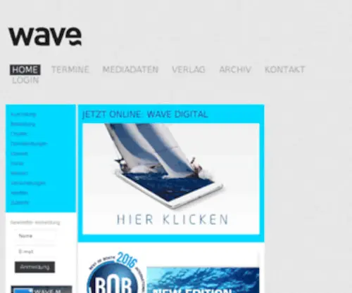 Wave-MAG.ch(Wasser, Wind und Weite) Screenshot