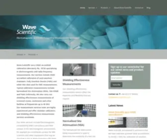 Wave-Scientific.com(Wave Scientific) Screenshot