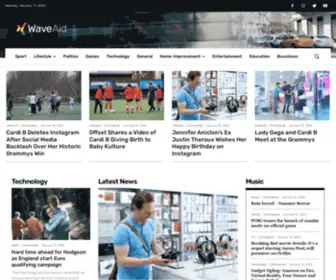 Waveaid.com.au(Wave Aid) Screenshot