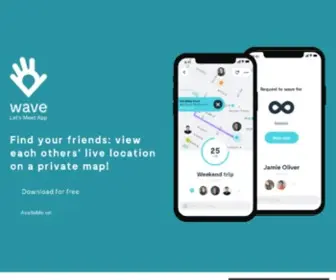 Waveapplication.com(Locate your contacts real) Screenshot