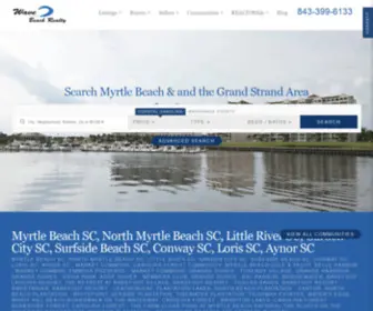 Wavebeachrealty.com(Search Properties For Sale) Screenshot