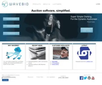 Wavebid.com(Auction cataloging) Screenshot