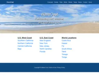 Wavecast.com(Surf Forecasts) Screenshot