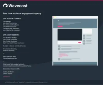 Wavecast.io(Wavecast) Screenshot